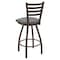 Holland Bar Stool Co 25" Swivel Counter Stool, Brnz Finish, Graph Seat X410 - alternate 2